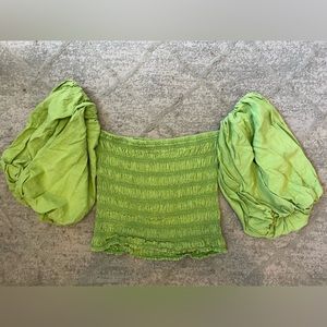 Young Fabulous & Broke Linen Top Size S